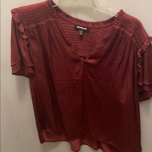 Cute burgundy women’s blouse